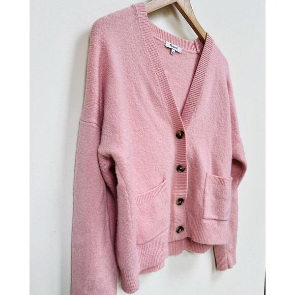 Madewell Cardigan, Forgotten petal In Soft Pink - Picture 3 of 5